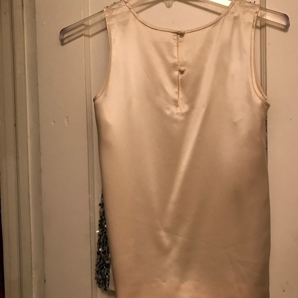 Kate Spade Silver/Cream Sequin Top - Picture 4 of 4